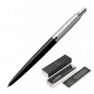 Parker Jotter Metal Ballpoint Pen - Bond Street Black CT