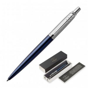 Parker Jotter Metal Ballpoint Pen - Royal Blue CT