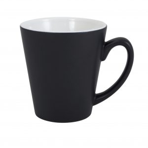 Sublimated Black Latte Mug